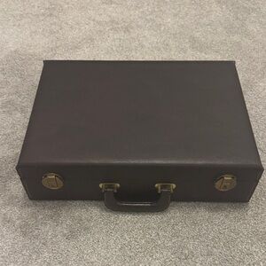 Vintage Brown Leather Briefcase